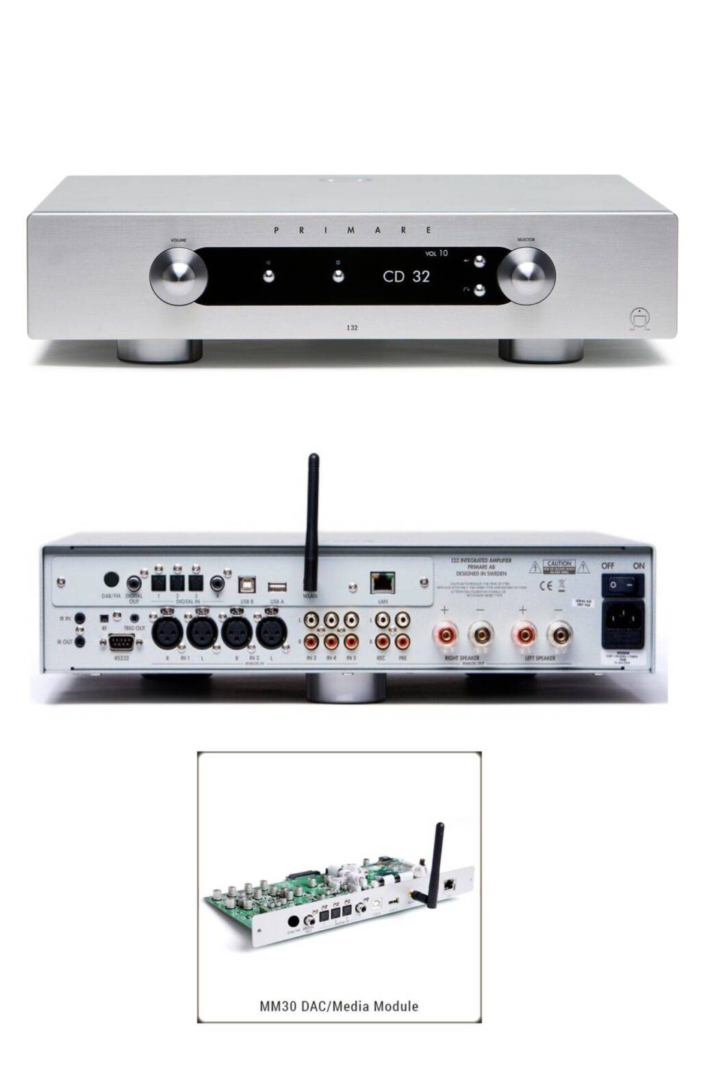 Primare i32 Integrated Amplifier (Silver - No DAC)