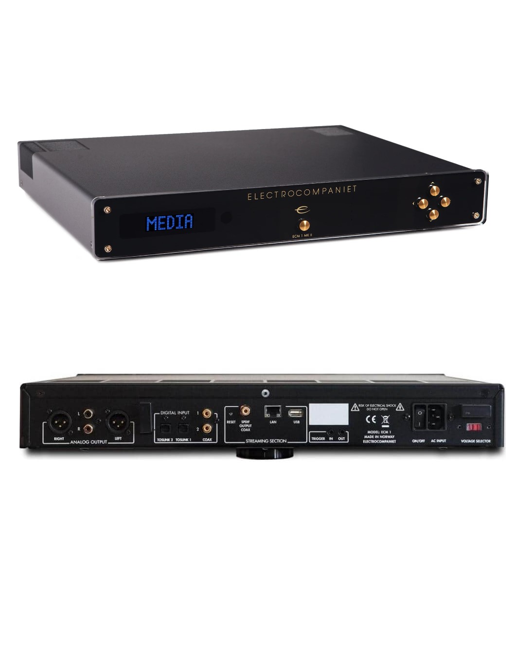 ECM 1 MKII High End DAC and Music Streamer (Demo-Full warranty)