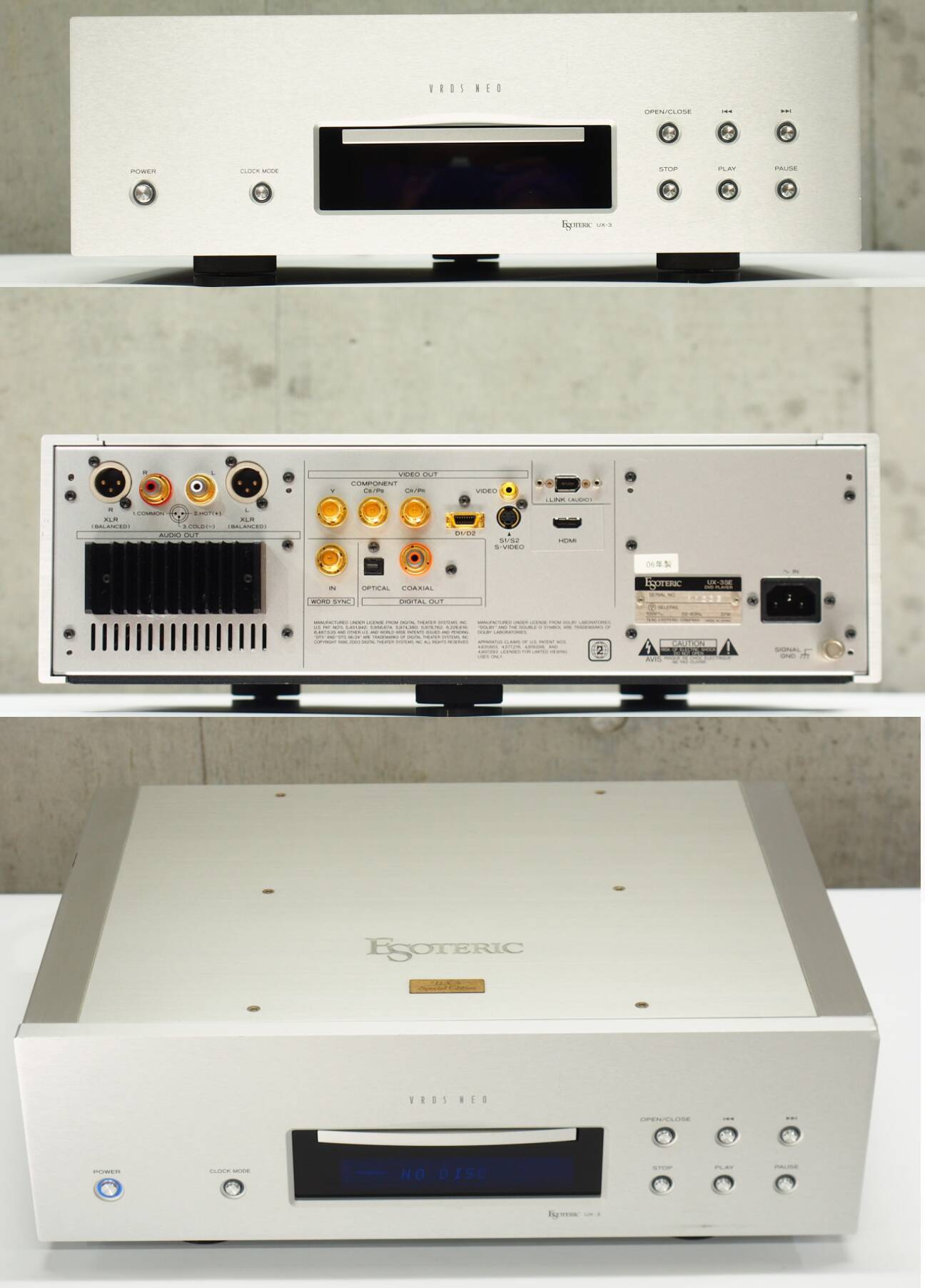 Esoteric UX-3 Pi SACD / DVD Player
