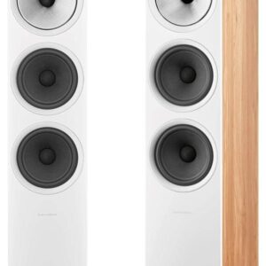 B&W 603 Anniversary Edition White and Oak
